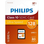Micro SD Card 128 GB PHILIPS SDXC U1 Class 10