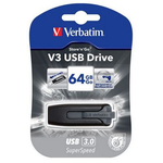 Memory stick USB 3.0, 64 GB, VERBATIM Store n Go V3 Black